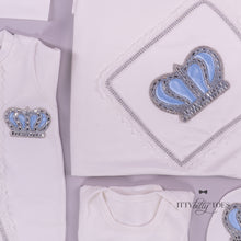 White & Blue 10 Piece Newborn Set