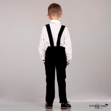 Connor Suspenders Set (Velvet Black)
