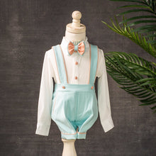 Charlie Shorts Set (Mint & Blush) - Couture - Itty Bitty Toes