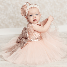 Princess Aisha Dress (Rose Gold) - Couture - Itty Bitty Toes
