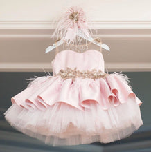 Ivy Blush Swan Dress - Couture - Itty Bitty Toes