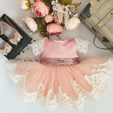 Princess Julia Dress (Rose Gold) - Couture - Itty Bitty Toes