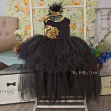 Sasha Dress (Black) - Couture - Itty Bitty Toes