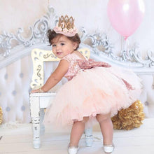 Princess Aisha Dress (Rose Gold) - Couture - Itty Bitty Toes