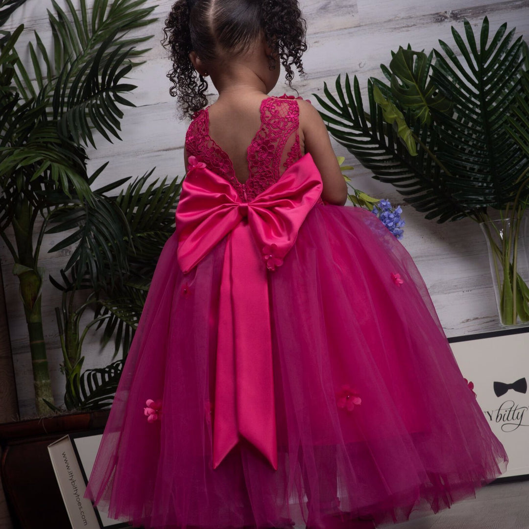 Stormi Dress (Fuchsia)