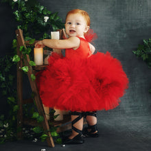 Kloe Dress (Red) - Couture - Itty Bitty Toes