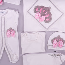 White & Pink 10 Piece Newborn Set