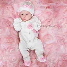 Crown Jewels Set (Pink) - Newborn Set - Itty Bitty Toes