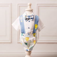 Hot Air Balloon Suspender Set - Couture - Itty Bitty Toes