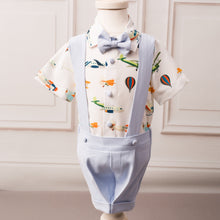 Up and Away Airplane Suspender Set - Couture - Itty Bitty Toes