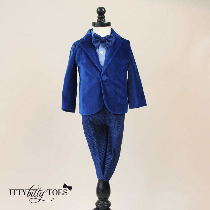 Charles Suit (Blue) - Couture - Itty Bitty Toes