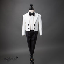 Charles Suit (Black & White) - Couture - Itty Bitty Toes