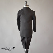 Charles Suit (Black) - Couture - Itty Bitty Toes