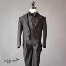 Charles Suit (Black) - Couture - Itty Bitty Toes