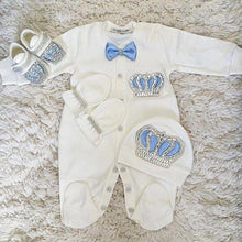 Angel Wings Jewels Set (Baby Blue) - Newborn Set - Itty Bitty Toes