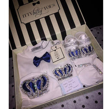 Crown Jewels Set (Royal Blue) - Newborn Set - Itty Bitty Toes