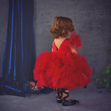 Kloe Dress (Red) - Couture - Itty Bitty Toes