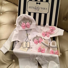 Angel Wings Jewels Set (Pink) - Newborn Set - Itty Bitty Toes