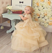 Hadley Dress (Champagne) - Couture - Itty Bitty Toes