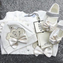 Crown Jewels Set (White) - Newborn Set - Itty Bitty Toes