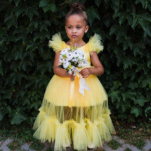 Matilda Dress (Yellow) - Couture - Itty Bitty Toes
