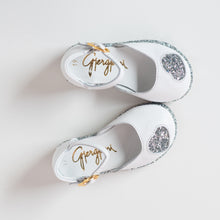 Kelli 13 (White & Silver) - Shoes - Itty Bitty Toes