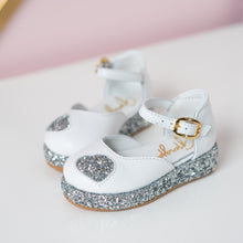 Kelli 13 (White & Silver) - Shoes - Itty Bitty Toes