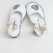 Kelli 13 (White & Silver) - Shoes - Itty Bitty Toes