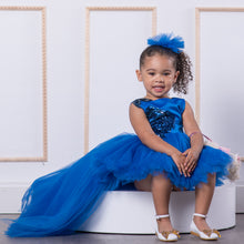 Sasha Dress (Blue) - Couture - Itty Bitty Toes