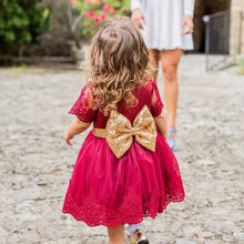 Princess Julia Dress (Burgundy) - Couture - Itty Bitty Toes