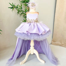 Hi Low Ivy Swan Dress (Purple)