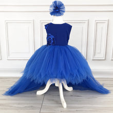 Sasha Dress (Blue) - Couture - Itty Bitty Toes