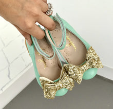 Alba 61 (Mint & Gold) - Shoes - Itty Bitty Toes
