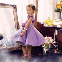 Leila Dress (Purple) - Couture - Itty Bitty Toes