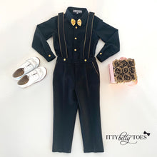 Charlie Pants Set (Black & Gold)