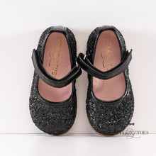 Ina Sparkly Black (Faux)