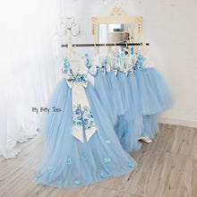 Lili Dress (Blue) - Couture - Itty Bitty Toes