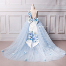 Lili Dress (Blue) - Couture - Itty Bitty Toes