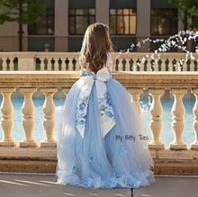 Lili Dress (Blue) - Couture - Itty Bitty Toes