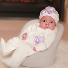 Angel Wings Jewels Set (Purple) - Newborn Set - Itty Bitty Toes