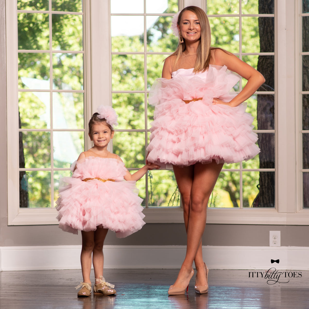 Pink Isabela Mommy Dress – Itty Bitty Toes