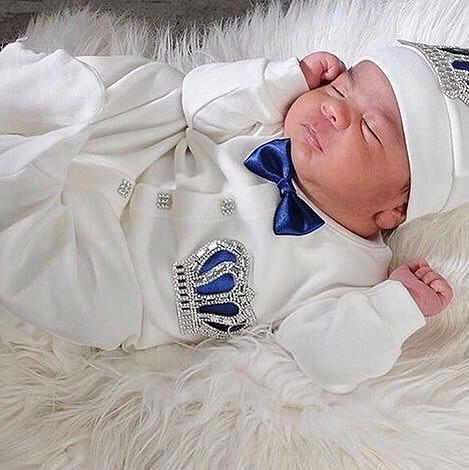 Angel Wings Jewels Set (Royal Blue) - Newborn Set - Itty Bitty Toes
