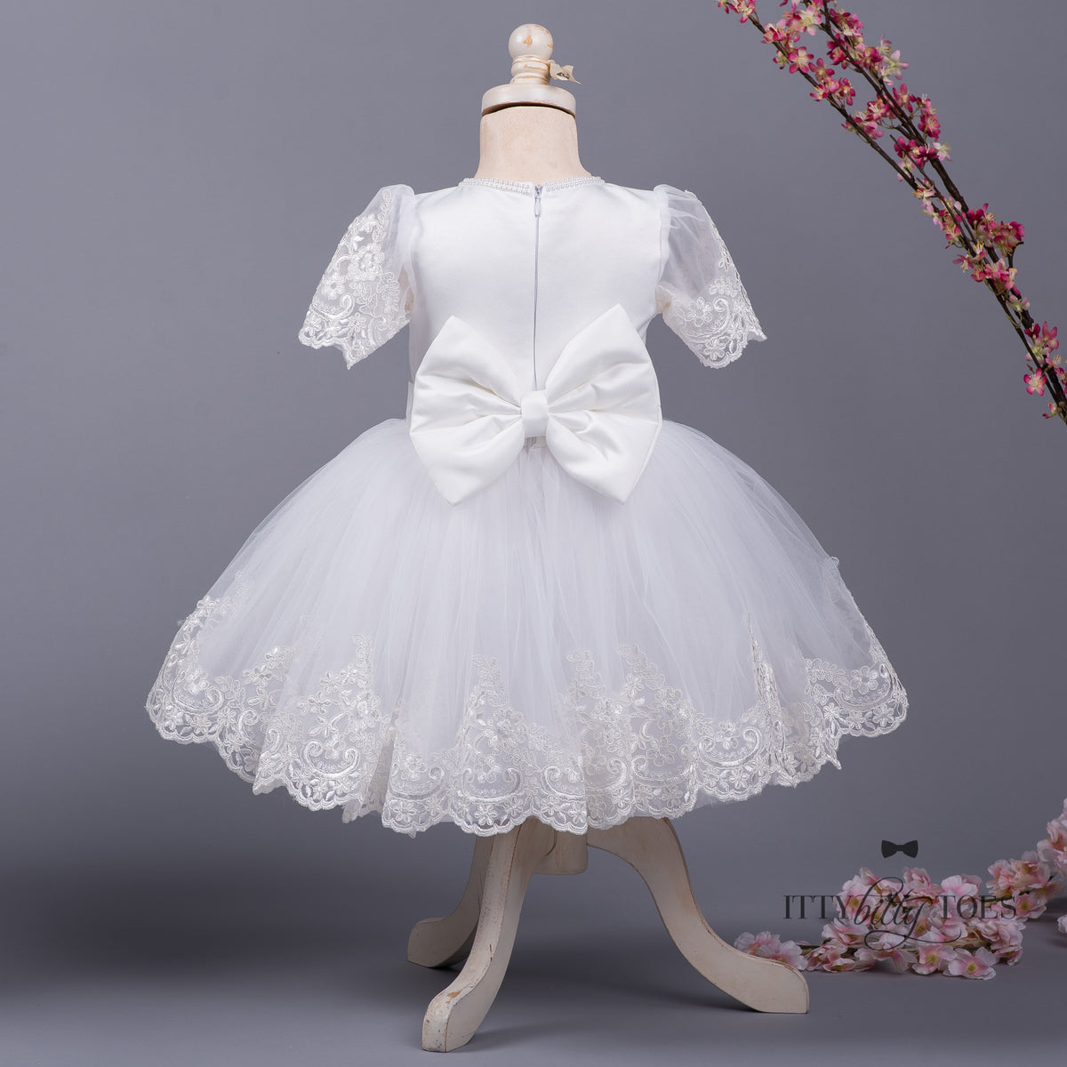Princess Julia Dress [White] – Itty Bitty Toes
