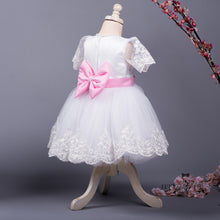 Princess Julia Dress [White & Pink]