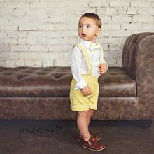 Charlie Shorts Set (Yellow) - Couture - Itty Bitty Toes