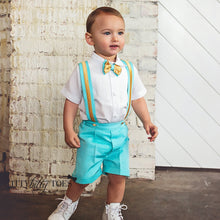 Christiano Shorts Set (Mint & Gold) - Couture - Itty Bitty Toes