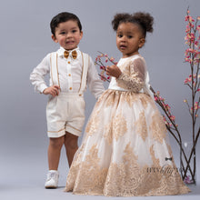 Gizelle Gown (White & Gold)