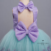 Princess Demi Dress (Teal & Purple)