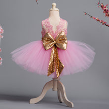 Princess Aisha Dress (Pink & Gold)