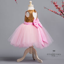 Princess Kate Dress (Gold & Pink)